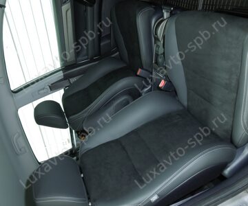 Перетяжка салона(алькантара+ эко-кожа) Honda CRV